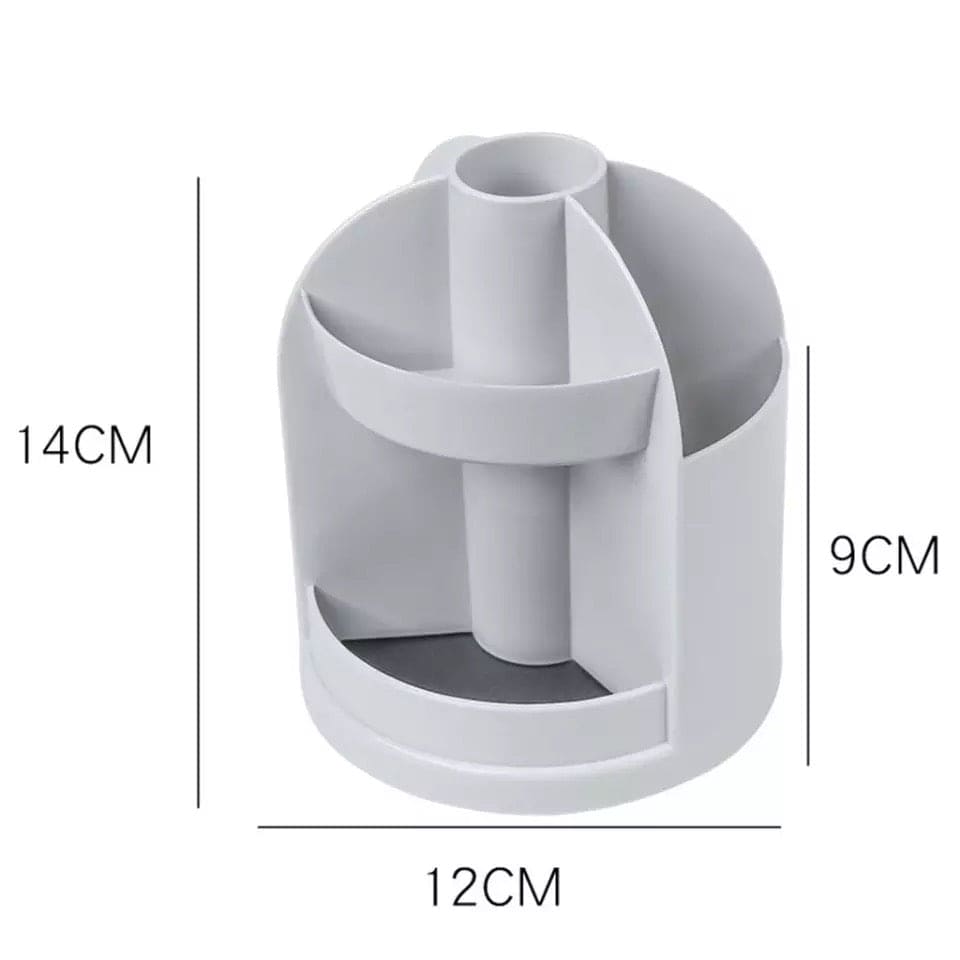 360˚ Degree Rotatable Desktop Pen Organizer, 3 Slots Spinning Pencil Pen Desk Organizers, Creative Pen Pencil Holder, Makeup Storage Container 360˚ Degree Rotatable Desktop Pen Organizer, 3 Slots Spinning Pencil Pen Desk Organizers, Creative Pen Pencil Holder, Makeup Storage Container